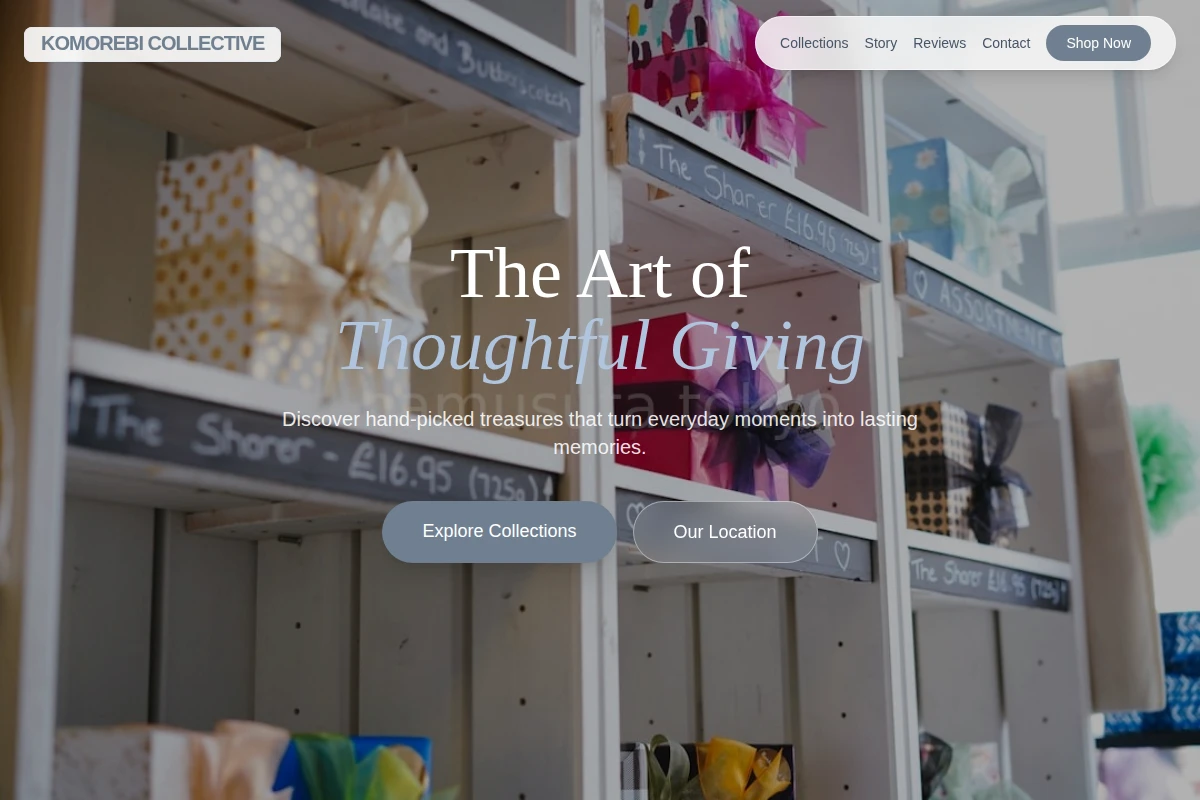 Curved Gift Shop