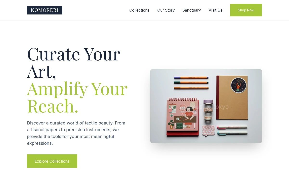 Canvas Stationery